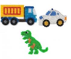 Hama Midi Stiftplatten LKW ,Auto und Dino