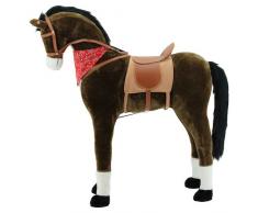 Sweety Toys 11525 Giant XXL Riesen Pferd Plüschpferd Chocolate Stehpferd
