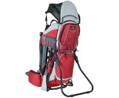 DROMADER Kindertrage | Kinderkraxe für Tagestouren mit dem Kind | Tragerucksack | Kraxe | Babytrage Rucksack | Rückentrage | Baby-Carrier Macropus/rot