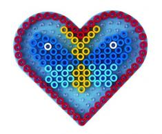 Hama 8206 - Bügelperlen Platt Herz