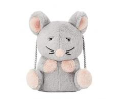 Umhängetasche Plüsch-Maus Crossbody Bag Kuscheltier Tiergeldbeutel Beutel Handtaschen Umhängetaschefür Frauen Mädchen