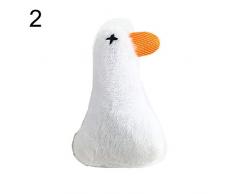 Kuizhiren1 Modische Brosche für Damen, Plüschente 2#