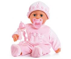 Bayer Design 93800 - Babypuppe First Words mit Schlafaugen, 24 Babylaute, 38 cm, rosa
