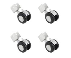 GY Rollen,2Mit Bremse �� �,Trolley-Rollenschienenrad,Krippen-Universalrad,Kinderwagenzubehör,4Er-Pack Bürostuhlrad/A / 100mm