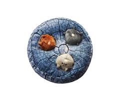 Unicoco Hund quietschende Spielzeug Hamster Design-Interactive Hundespielzeug Große Verstecken suchen Puzzle-Plüsch-Hundespielzeug Nette Plüschtiere Trainings-Puppe für Small Medium Hundewelpen