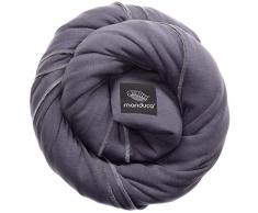 manduca Sling > Elastisches Babytragetuch mit GOTS Zertifikat < für Neugeborene ab Geburt (slate/grau, 5,10m x 0,60m)
