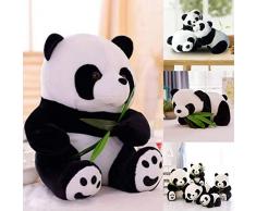 HXST Panda Bär mit Bambuszweig Kuscheltier Plüschtier Stofftier Plüschtier Panda Kuscheltier Pandabär Plüschpanda groß Kuschelbär,B,90cm
