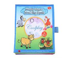 Zerodis Zauber Wasser Malen Zaubertafeln mit Wasser Stift Doodle Kinderspielzeug Früherziehung Pädagogisches Spielzeug Geschenk