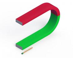 Hufeisenmagnet - Schulmagnet für Experimente - 100mm