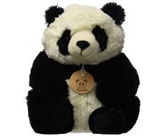 TE-Trend 17509 Plüschtier Panda Bär Teddy Pandabär Pandateddy Plüsch Kuscheltier Stofftier 33 cm Schwarz Weiß