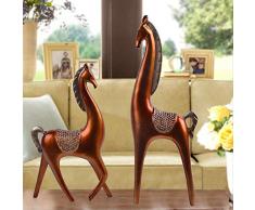 MJDLDV Dekoration, Kunstharz, nordisches Heimwerken, Pferdeschaukel, Hochzeitsgeschenk, kreatives Geschenk