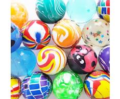 12x Flummi Ball Springball Bunt 45 mm Dopsball Mitgebsel