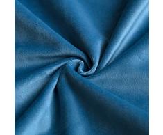 MIULEE 2er Set Samt Zierkissenbezug ohne Füllung-Zierkissenhülle Dekorative Kissenbezug Dekokissen Kissenhülle mit Verstecktem Reißverschluss Hellblau 20x20 Zoll 50 x 50 cm