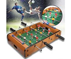 Monsterzeug Tischkicker aus Holz, Mini Krökeltisch, Tischfussball für Zuhause, Kleiner Fußball Tisch für Kinder und Erwachsene