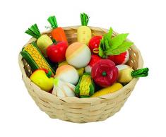 Goki 51662 - Kaufläden und Zubehör - Gemüse im Korb