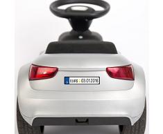 Motoking Kennzeichen im 4er Set - Mit Ihrem Wunschnamen - Aufkleber für Kinderautos, Rutscher, Elektroautos - Deutschland - Größe: 13 x 2,7 cm