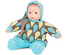 Götz 1791121 Baby Pure Vintage Puppe - 33 cm große Erstlingspuppe ohne Haare, braune Augen - waschbare Babypuppe - ab 0 Monaten Jahren