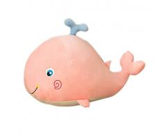 lili-nice Cartoon Niedlich Plüschwal Spielzeug Für Kinder Weiche Kuscheltier Whale Doll Nap Kissen Kissen Spielzeug Für Chlidren Geburtstagsgeschenk 25Cm