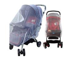 Xiaofeng214 Hot Weiß Kleinkinder Baby-Jungen-Kinderwagen Kinderwagen Moskito-Insekt-Netz Sicher Mesh-Buggy Krippe Netting Wagen Moskitonetz