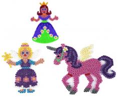 Hama Stiftplatte Set (258 Prinzessin, 315 Einhorn, 317 Fairy Fee)