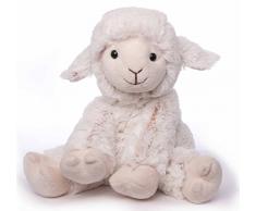 Inware 5910 - Kuscheltier Schaf Beo, creme, sitzend, 15 cm, Schmusetier
