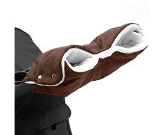 Kinderwagen Handschuhe, Baby Kinderwagen Handwärmer Buggy Handschuhe Handmuff Universalgröße - Braun