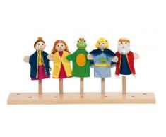 Goki Handelshaus Gollnest & Kiesel 51899 - Fingerpuppenset Froschkönig