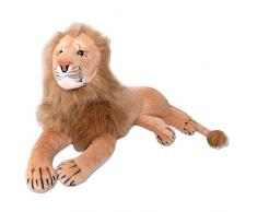 TE-Trend XL Deko Löwe Lion Großkatze Kuscheltier Kinder Plüsch 70cm Stofftier braun