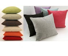 heimtexland edle Kissenhülle meliert mit Struktur in Hochwertiger Bouclé Leinen-Optik mit Reißverschluß - in pink-rosa 40x40 cm - Kissen Typ314