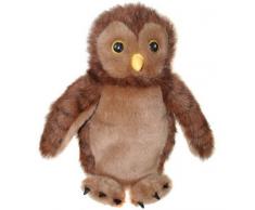 alles-meine.de GmbH Handpuppe Eule Uhu - Kuckuck Vogel Tier Wald Waldtier / Handspielpuppe Kasperlfigur - für Kinder Schmuseeule aus Plüsch - Kaspertheater / Eulen - Eulenfigur -..