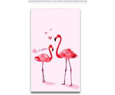 Flamingo Familie Digitales Ölgemälde Zeichnen Ausmalbilder Nach Zahlen Tiere Mit Paket, Geschenk Für Kinder Für Wohnzimmer Dekor 40X50Cm