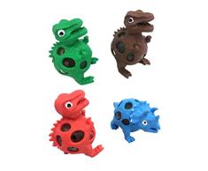 TOYANDONA 4Pcs Weich Duftende Dinosaurier Spielzeug Drückbare Tier Weichen Schaum Stressball Dekorative Entspannungsspielzeug für Kleinkinder Kinder Erwachsene Büro (Zufällige Farbe)