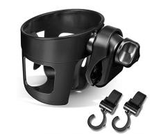 Yosemy Kinderwagen Getränkehalter Buggy Getränkehalter/Universal Baby Flaschenhalter für Kinderwagen, Getränk und Kaffee Getränkehalter mit 3 Haken (geeignet für Baby Buggy