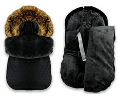 BlueKitty Fußsack 0-13 kg, Winterfußsack, Schlafsack, Schlitten, Footmuff, Kinderwagensack, Wasserdicht, Wasserabweisend, Winter 85 cm