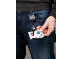 Durable 832901 Jojo für schwere Kartenhalter oder Schlüssel bis 300g, 1 Stück, schwarz