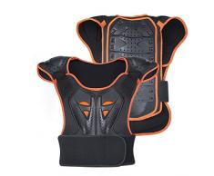 SunTime Kinder Motorrad Weste Brustpanzer Racing Guard mit Rückenprotektoren für Riding Skating Roller Skifahren Snowboard (S)