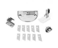 Jarchii Nähmaschinenteile-Set, verschleißfest Präzisions-Schneidwerkzeug zum Trimmen von Stiftplatten Schneidständer-Zubehörsatz für universelle industrielle Steppstichnähmaschinen