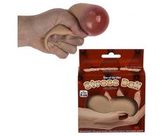The Universal Gift Shop Novelty & Naughty Anti-Stress-Ball für Ehemann, Ehefrau, Partner, Freundin, Freund, Hodenform, Geschenk für geheime Weihnachtsstrumpffüller