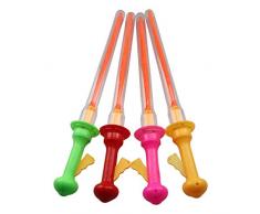TOYANDONA 4 Stücke Kinder Seifenblasen Set Seifenblasenschwert Seifenblasenstab Badespielzeug Geburtstag Mitgebsel Spielzeug für Kindergeburtstag Outdoor Hochzeit Party (Zufällig)
