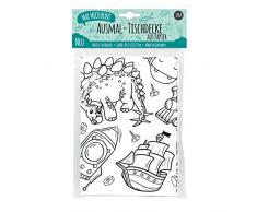 Papier-Tischdecke zum Ausmalen I Motiv Entdecker I Kindergeburtstag Deko I bemalbare Tischdecke I Kindergeburtstag Pirat I Ausmalbilder Dinosaurier I Ausmalen Kinder I Mal Mich Bunt