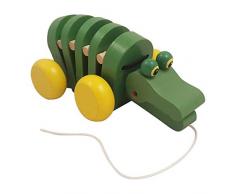 Nachzieh-Krokodil Schnappi | Nachzieh-Tier aus Holz | RS 169