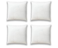 4er Set Dekokissen Kissen Sofakissen Couchkissen mit Reißverschluss ver.Größen (60 x 60 cm)