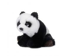 WWF WWF00264 15183004 Plüsch Panda Baby, realistisch gestaltetes Plüschtier, ca. 15 cm groß und wunderbar weich, schwarz-Weiss