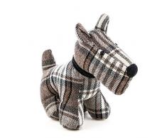 Nicola Spring Türstopper - Bentley, der Hund - Stoff - dekorativer Türstopper in Vintage-Optik für Zuhause oder das Büro