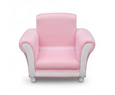 Kindersessel mit Holzrahmen (Rosa)