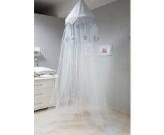 ComfortBaby ® Babybett-Himmel - Höhe: ca. 2,4 m (Weiß-Tüll)