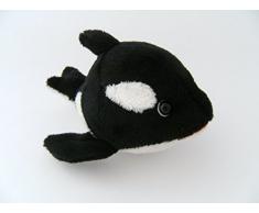 Unbekannt Stofftier Schwertwal 14 cm, Pettie, Kuscheltier, Plüschtier, Orca