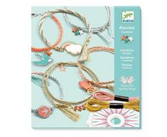 Djeco Kreativ Set Fadenkunst Celeste Armbänder flechten mit Zubehör