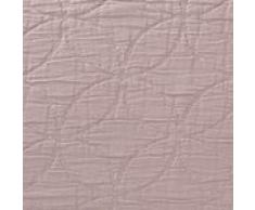 URBANARA Kissen “Carvado“ - 100% reine Baumwolle, Taupe mit floralem Muster – 50 x 50 cm, Dekokissen, Sofakissen, Zierkissen, Kissenhülle