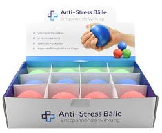 Anti-Stress-Ball Display, 12 Stück, Streßball, Antistressball, Stressball